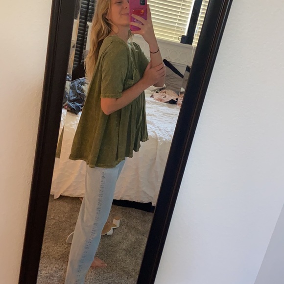 Oversized asymmetrical blouse - Picture 2 of 5